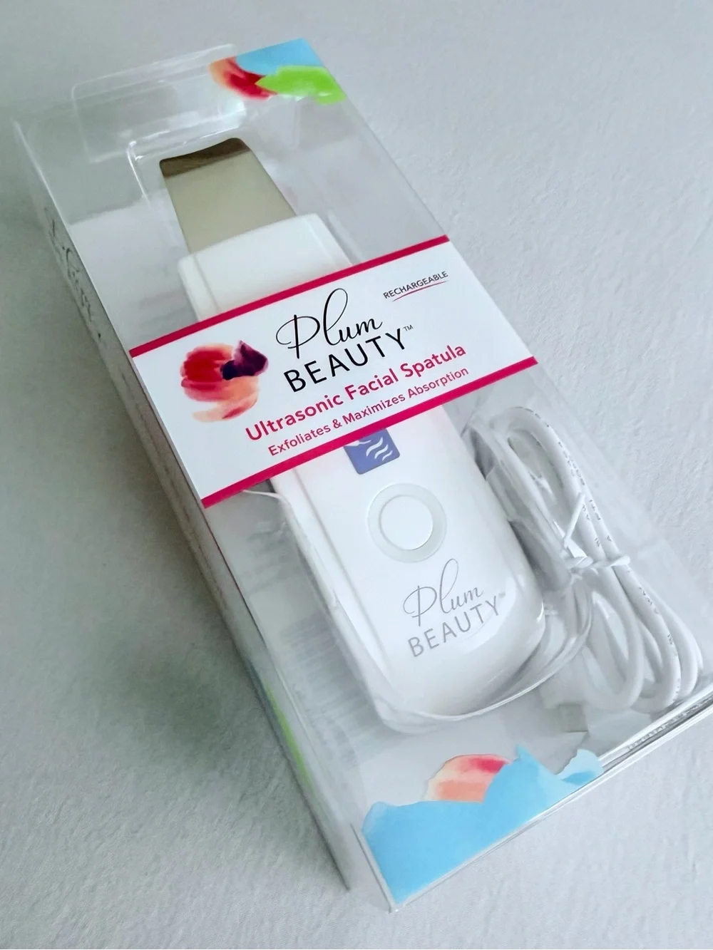 NIB Ultrasonic Facial Spatula for Deep Exfoliation